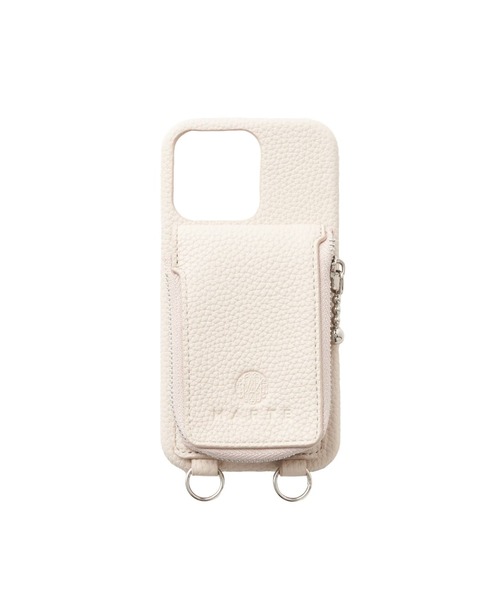 MARTE(マルテ)の「Shoulder strap iphone case/iPhone13pro/ショルダーストラップiPhoneケース(スマホケース/カバー・レディース・ブラック/アイボリー/ライトパープル・iPhone 13 Pro)」の13枚目の写真