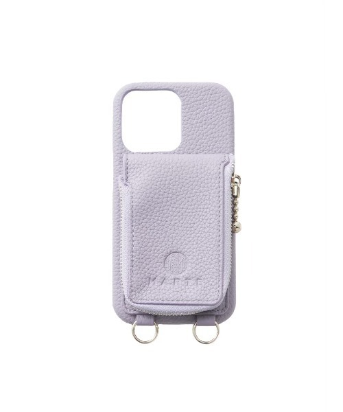 MARTE(マルテ)の「Shoulder strap iphone case/iPhone13pro/ショルダーストラップiPhoneケース(スマホケース/カバー・レディース・ブラック/アイボリー/ライトパープル・iPhone 13 Pro)」の15枚目の写真