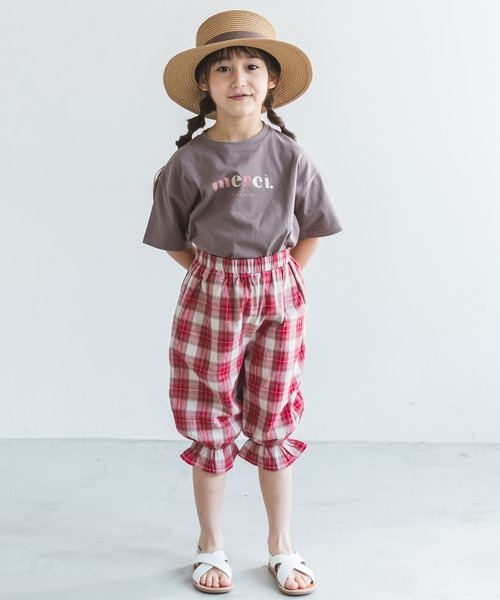 pairmanon（ペアマノン）の「8分丈キャンディパンツ（その他パンツ・キッズ・レッド系その他2・120/100/130/140/150/90/110）」の5枚目の写真