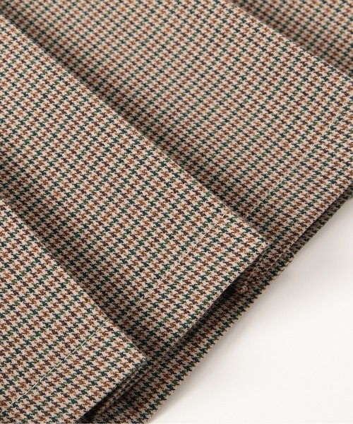 LA POMME petit(ラポミ・プチ)の「Houndstooth Gold Button Skirt Set-Up(セットアップ・レディース・ブラウン・MEDIUM/SMALL/LARGE)」の7枚目の写真