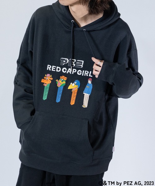Red Cap Girl(レッドキャプガール)の「【a-r】〔PEZ×RedCapGirl〕イラスト刺繍&プリント オーバーサイズ HOODIE(パーカー・メンズ・アイボリー/アッシュグレー/ダークグレー/ネイビー・LARGE/MEDIUM/X-LARGE)」の17枚目の写真