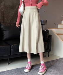 ホワイト 合成皮革 タイトスカート ロング丈 楽天市場】レザースカート ロング ミモレ丈 ハイウエスト 合皮