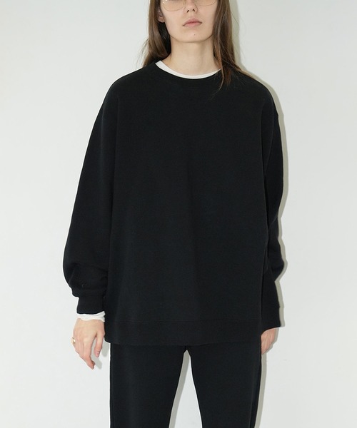 CLANE(クラネ)の「C SWEAT TOPS(スウェット・レディース・ホワイト/ベージュ/ブラック・2/1)」の3枚目の写真