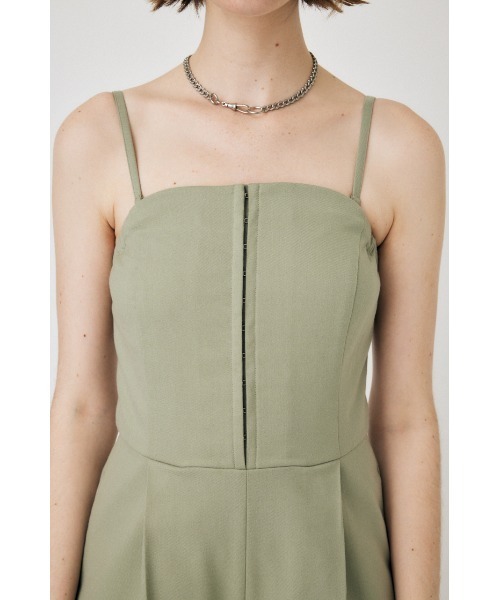 MOUSSY（マウジー）の「BARE オールインワン（つなぎ/オールインワン・レディース・ブラック/ライトカーキ・1/2）」の19枚目の写真