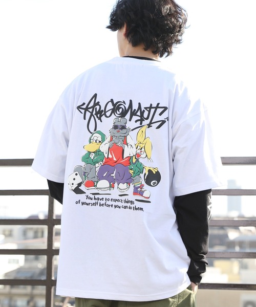 8(eight)(エイト)の「グラフィックレイヤードT(Tシャツ/カットソー・メンズ・ホワイト系その他2/ホワイト系その他/ブラック系その他2/ネイビー系/ピンク系その他/ブラック系その他・LARGE/MEDIUM)」の14枚目の写真