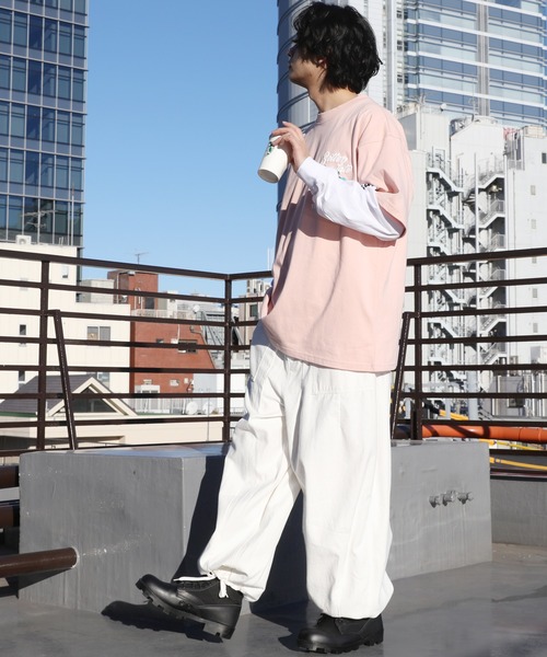 8(eight)(エイト)の「グラフィックレイヤードT(Tシャツ/カットソー・メンズ・ホワイト系その他2/ホワイト系その他/ブラック系その他2/ネイビー系/ピンク系その他/ブラック系その他・LARGE/MEDIUM)」の15枚目の写真