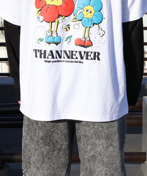 8(eight)(エイト)の「グラフィックレイヤードT(Tシャツ/カットソー・メンズ・ホワイト系その他2/ホワイト系その他/ブラック系その他2/ネイビー系/ピンク系その他/ブラック系その他・LARGE/MEDIUM)」の17枚目の写真