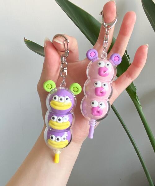 WEGO（ウィゴー）の「WEGO/だんごモンスターキーホルダー（キーホルダー・レディース・その他1/その他2/その他4/その他3/その他5・FREE）」の8枚目の写真
