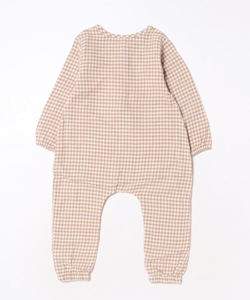 【セール】/Quincy Mae/WOVEN JUMPSUIT | COCOA GINGHAM（その他ベビー用品）｜Rylee + Cru（ライリーアンドクルー）