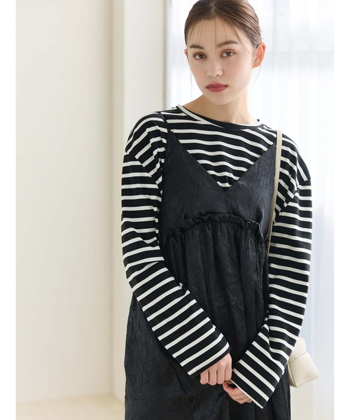 ボーダー起毛カットソー（Tシャツ/カットソー）｜Edit Sheen（エディットシーン）