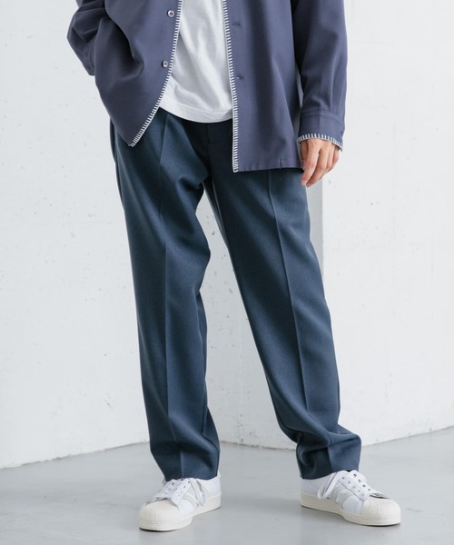 SENSE OF PLACE by URBAN RESEARCH(センスオブプレイスバイアーバンリサーチ)の「センタープレステーパードスラックス(その他パンツ・メンズ・ブラック/ライトベージュ/ブルー・MEDIUM/LARGE)」の7枚目の写真