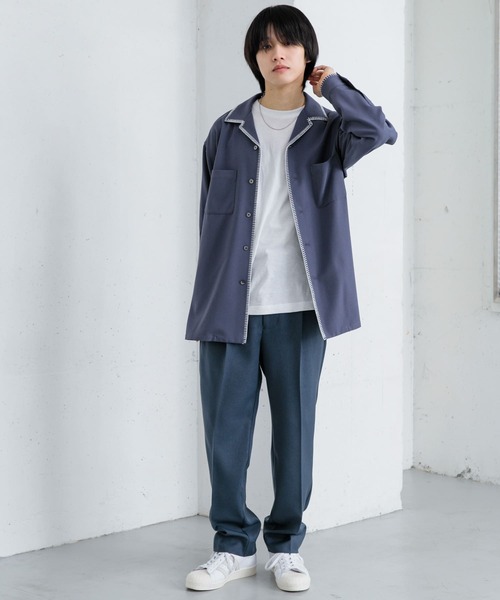 SENSE OF PLACE by URBAN RESEARCH(センスオブプレイスバイアーバンリサーチ)の「センタープレステーパードスラックス(その他パンツ・メンズ・ブラック/ライトベージュ/ブルー・MEDIUM/LARGE)」の10枚目の写真
