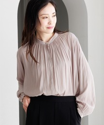 Elura | 【入卒式／結婚式／祝賀会】セレモニー&お祝いサテンブラウス／988747(シャツ/ブラウス)