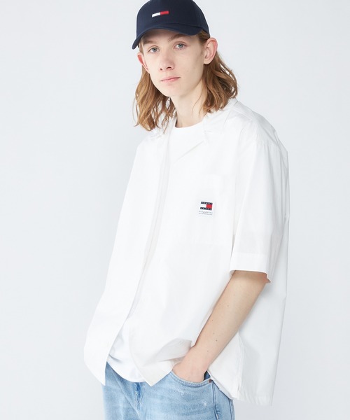 【セール】ツイストショートスリーブシャツ（シャツ/ブラウス）｜TOMMY JEANS（トミー ジーンズ）