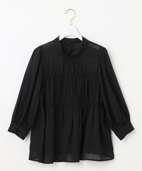 ANY SIS(エニィスィス)の「【洗える】シャーリングシアー ブラウス(シャツ/ブラウス・レディース・アイボリー系/ブラック系/スカイブルー系・2)」の14枚目の写真