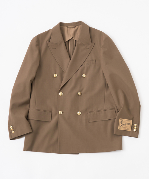 417 EDIFICE（フォーワンセブンエディフィス）の「【MOONLIGHT CLOTHING】OXFORD DOUBLE JACKET（テーラードジャケット・メンズ・キャメル/ネイビー・36/38/40/42）」の3枚目の写真