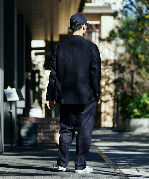 417 EDIFICE（フォーワンセブンエディフィス）の「【MOONLIGHT CLOTHING】OXFORD DOUBLE JACKET（テーラードジャケット・メンズ・キャメル/ネイビー・36/38/40/42）」の14枚目の写真