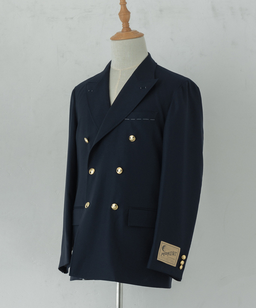417 EDIFICE（フォーワンセブンエディフィス）の「【MOONLIGHT CLOTHING】OXFORD DOUBLE JACKET（テーラードジャケット・メンズ・キャメル/ネイビー・36/38/40/42）」の21枚目の写真
