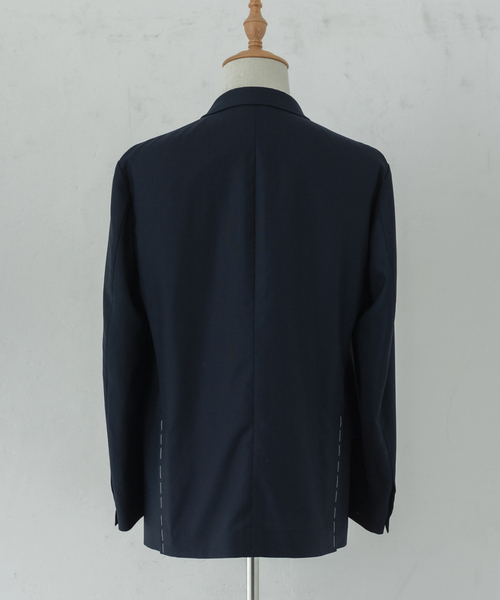 417 EDIFICE（フォーワンセブンエディフィス）の「【MOONLIGHT CLOTHING】OXFORD DOUBLE JACKET（テーラードジャケット・メンズ・キャメル/ネイビー・36/38/40/42）」の22枚目の写真