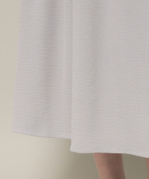 ITS'DEMO（イッツデモ）の「◆【ベーシック／きちんと感あり／ウエストゴム／やわらか】配色ワンピース（ワンピース・レディース・ナチュラル/ブラック/サックスブルー・00）」の21枚目の写真