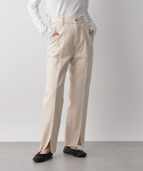 LOWRYS FARM（ローリーズファーム）の「CONEスリットデニムパンツ 104592（デニムパンツ・レディース・アイボリー/ネイビー/インディゴブルー・SMALL/MEDIUM/LARGE）」の19枚目の写真