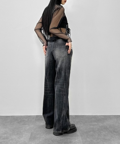 セール】【LVEU.】シャーリングシアーハイネックトップス / トップス