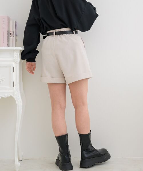 ems excite(エムズエキサイト)の「ベルト付きロールアップSPT(その他パンツ・レディース・ナチュラル/ライトグレー/ライトベージュ・FREE)」の19枚目の写真