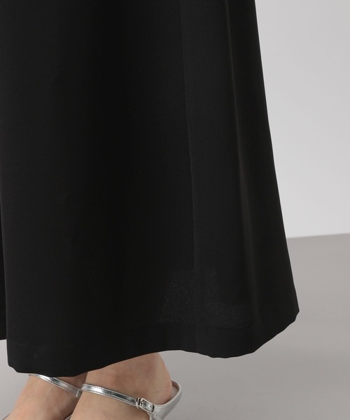 A part by（アパートバイ）の「【セレモニー】レースドッキングフレアワンピース（ドレス・レディース・ブラック/ネイビー・FREE/SMALL）」の12枚目の写真