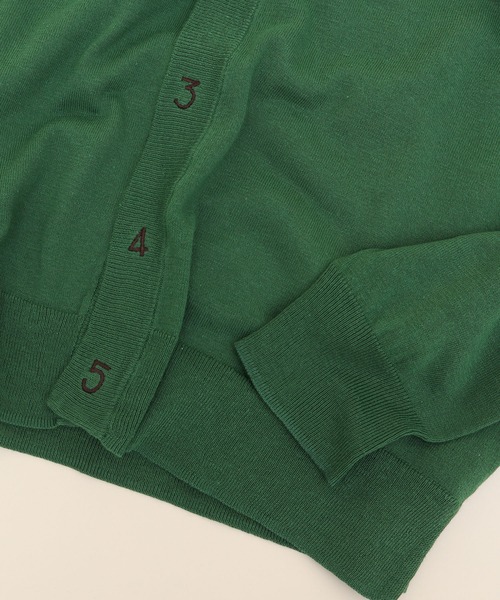 【セール】C/Li 数字刺繍 Vカーディガン（カーディガン/ボレロ）｜I am I in fact...（アイアムアイインファクト）