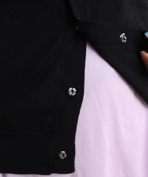 【セール】C/Li 数字刺繍 Vカーディガン（カーディガン/ボレロ）｜I am I in fact...（アイアムアイインファクト）