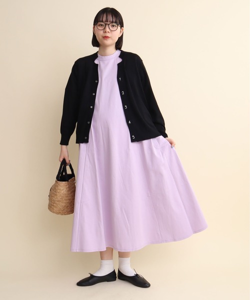 【セール】C/Li 数字刺繍 Vカーディガン（カーディガン/ボレロ）｜I am I in fact...（アイアムアイインファクト）