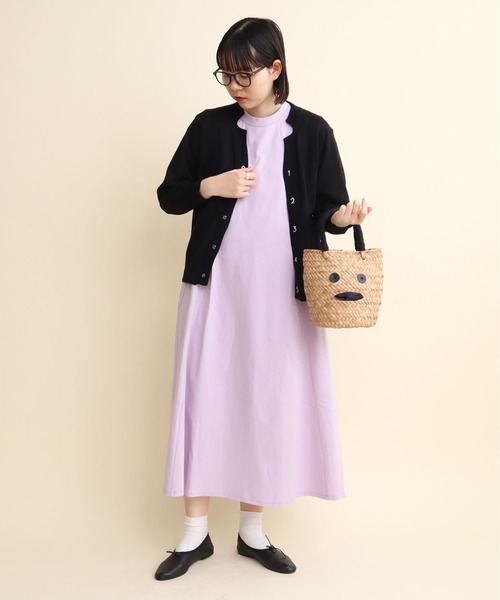 【セール】C/Li 数字刺繍 Vカーディガン（カーディガン/ボレロ）｜I am I in fact...（アイアムアイインファクト）