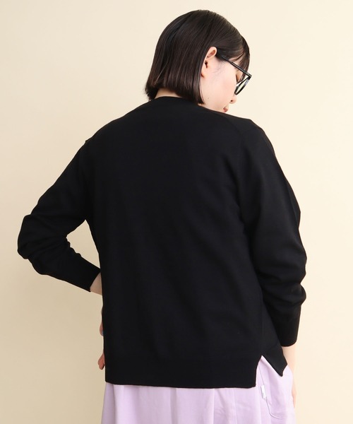 【セール】C/Li 数字刺繍 Vカーディガン（カーディガン/ボレロ）｜I am I in fact...（アイアムアイインファクト）