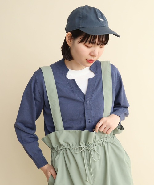 【セール】C/Li 数字刺繍 Vカーディガン（カーディガン/ボレロ）｜I am I in fact...（アイアムアイインファクト）