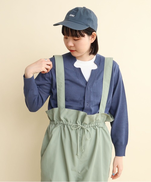 【セール】C/Li 数字刺繍 Vカーディガン（カーディガン/ボレロ）｜I am I in fact...（アイアムアイインファクト）