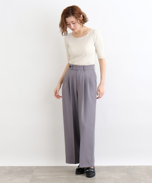 grove（グローブ）の「◆【前後2WAY】ラメプルオーバーニット（ニット/セーター・レディース・オフホワイト/ブラック/ダークブラウン・02/03/01）」の17枚目の写真