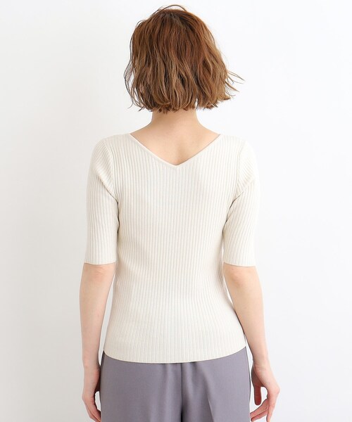 grove（グローブ）の「◆【前後2WAY】ラメプルオーバーニット（ニット/セーター・レディース・オフホワイト/ブラック/ダークブラウン・02/03/01）」の10枚目の写真