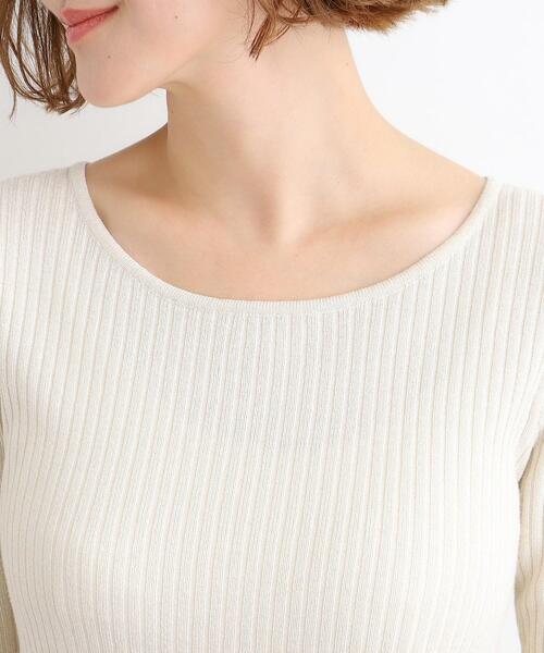 grove（グローブ）の「◆【前後2WAY】ラメプルオーバーニット（ニット/セーター・レディース・オフホワイト/ブラック/ダークブラウン・02/03/01）」の11枚目の写真