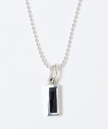 XOLO: RECTANGLE WITH ONYX NECK ネックレス