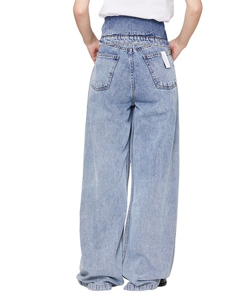 極美品◆rokh ロク 現行モデル スリット デニム パンツ 36 レディース】Denim Pants | rokh(ロク) / パンツ デニムパンツ