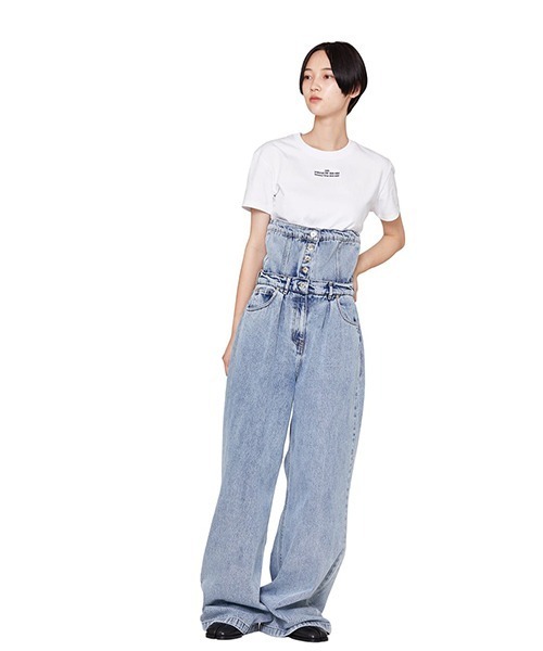 rokh（ロク）の「Rokh / ロク：FLAP DETAILED DENIM TROUSERS：R1CA88