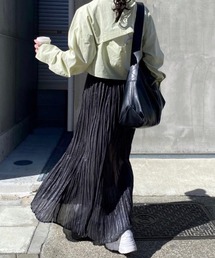 Kastane | 【2024SS/2サイズ展開】シアーシャイニープリーツスカート(スカート)