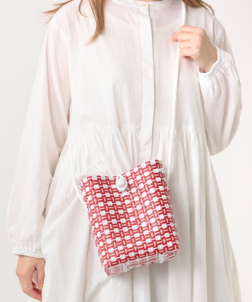 salle de bal(サルデバル)の「Earthical / アーシカル PASAR BAG パサールバッグ メルカドバッグ ショルダーバッグ TCI(ショルダーバッグ・レディース・レッド系/ライトグレー/その他1/グリーン系その他/ブラック系その他・FREE)」の5枚目の写真