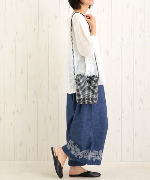salle de bal(サルデバル)の「Earthical / アーシカル PASAR BAG パサールバッグ メルカドバッグ ショルダーバッグ TCI(ショルダーバッグ・レディース・レッド系/ライトグレー/その他1/グリーン系その他/ブラック系その他・FREE)」の17枚目の写真