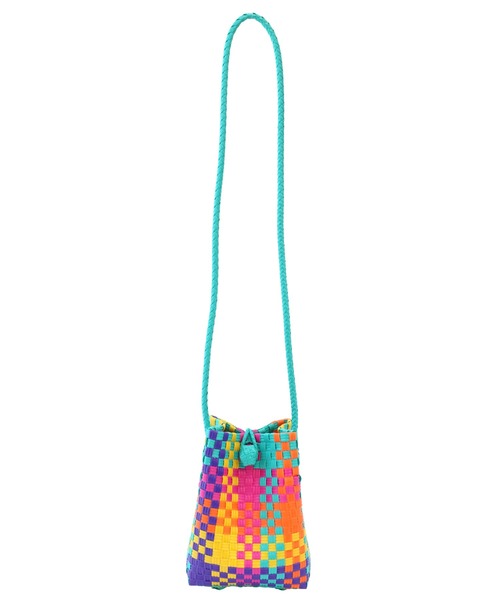 salle de bal(サルデバル)の「Earthical / アーシカル PASAR BAG パサールバッグ メルカドバッグ ショルダーバッグ TCI(ショルダーバッグ・レディース・レッド系/ライトグレー/その他1/グリーン系その他/ブラック系その他・FREE)」の6枚目の写真