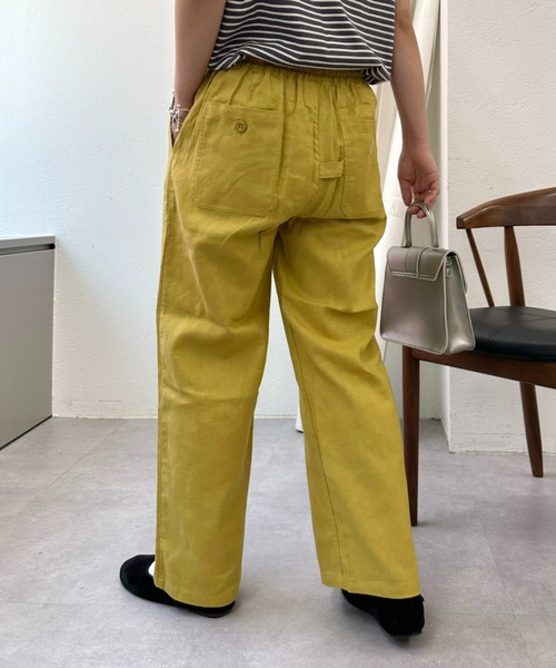 GEVACO（ゲバコ）の「【UNISEX】【GEVACO / ゲバコ】コットンリネンイージーワイドパンツ（その他パンツ・メンズ・ネイビー/アイボリー/グリーン/イエロー・SMALL/MEDIUM/X-SMALL）」の21枚目の写真