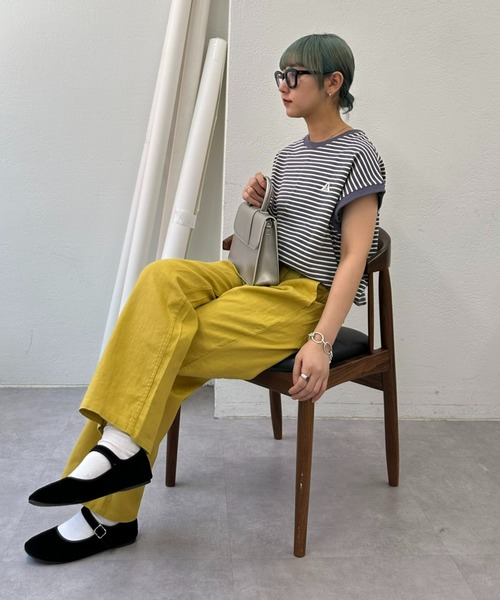 GEVACO（ゲバコ）の「【UNISEX】【GEVACO / ゲバコ】コットンリネンイージーワイドパンツ（その他パンツ・メンズ・ネイビー/アイボリー/グリーン/イエロー・SMALL/MEDIUM/X-SMALL）」の20枚目の写真