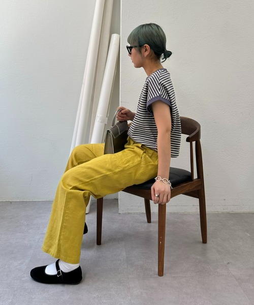 GEVACO（ゲバコ）の「【UNISEX】【GEVACO / ゲバコ】コットンリネンイージーワイドパンツ（その他パンツ・メンズ・ネイビー/アイボリー/グリーン/イエロー・SMALL/MEDIUM/X-SMALL）」の19枚目の写真
