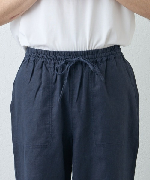 GEVACO（ゲバコ）の「【UNISEX】【GEVACO / ゲバコ】コットンリネンイージーワイドパンツ（その他パンツ・メンズ・ネイビー/アイボリー/グリーン/イエロー・SMALL/MEDIUM/X-SMALL）」の9枚目の写真