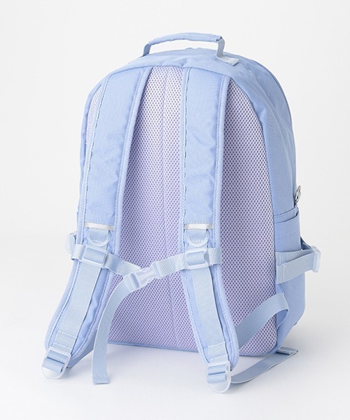 mezzo piano Junior リュックライトブルー 約21L mezzo piano Junior（メゾピアノジュニア）の「ラメカラビナつき